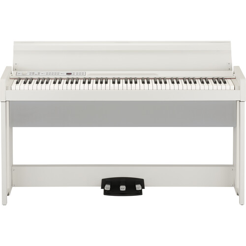  Korg, 88-Key Digital Pianos-Home (L1PWHITE) : Musical