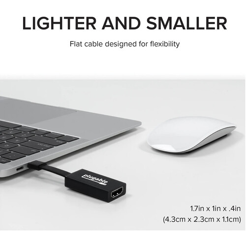 Plugable USB-C to HDMI Adapter, Black (USBC-THDMI)
