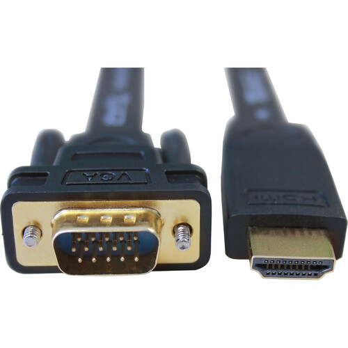 HDMI to VGA Cable 6FT 5-Pack, Unidirectional Computer HDMI to VGA Monitor  Video Cord (Male to Male) Compatible for Raspberry Pi, Roku,Computer