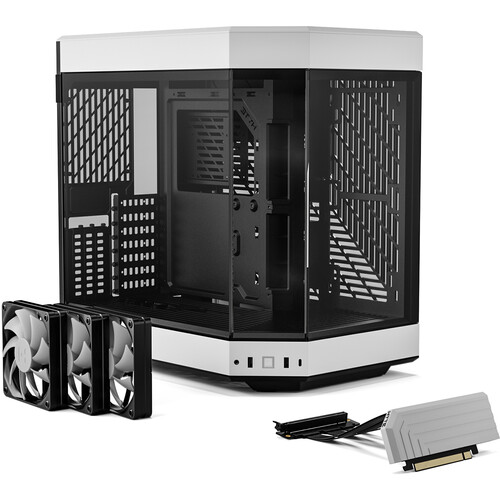 HYTE Y60 Mid-Tower Case (White) CS-HYTE-Y60-BW B&H Photo