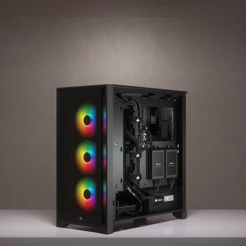 Corsair iCUE 4000X RGB Mid-Tower ATX Desktop Case CC-9011204-WW