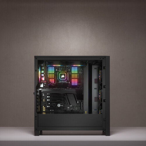 Corsair iCUE 4000X RGB Mid-Tower ATX Desktop Case CC-9011204-WW