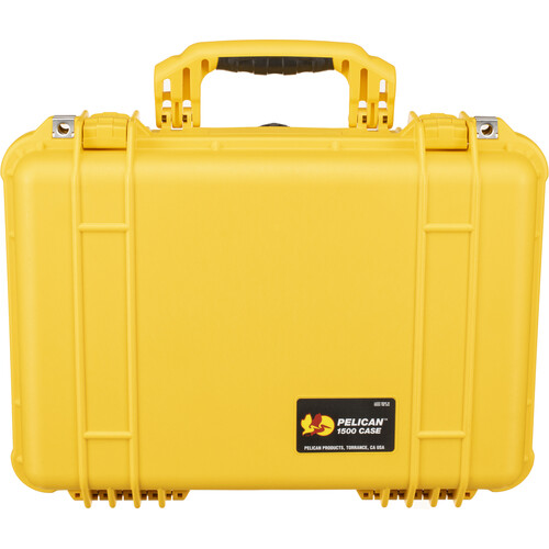 Pelican 1500NF Case without Foam (Yellow)