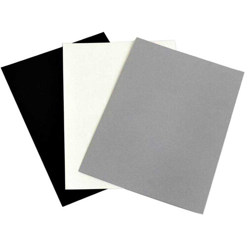 Archival Methods 8.5 x 11 Pocket Pages with Gray Card Stock Inserts (25-Pack)