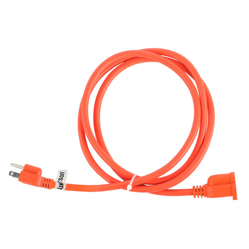 Watson AC Power Extension Cord (16 AWG, Orange, 10') ACE16-10OU
