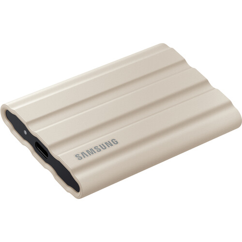 Samsung 1TB T7 Shield Portable SSD (Beige) MU-PE1T0K/AM B&H