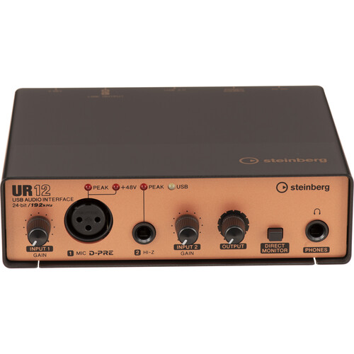 Steinberg UR12 Desktop 2x2 USB Audio Interface UR12B B&H Photo