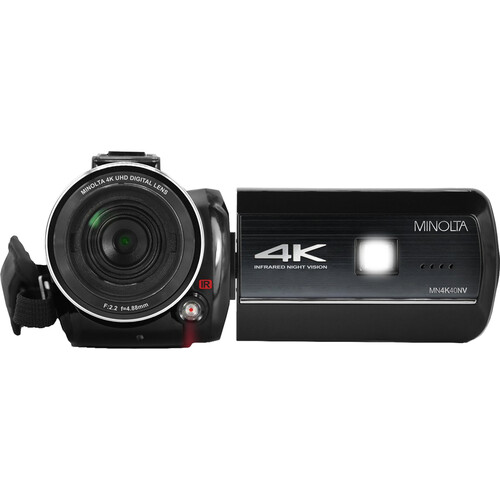 minolta 4k uhd camcorder with night vision