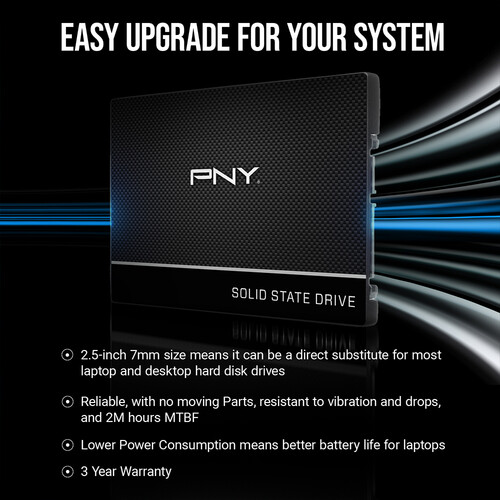 uvidenhed Bageri Romantik PNY 4TB CS900 SATA III 2.5" Internal SSD SSD7CS900-4TB-RB B&H