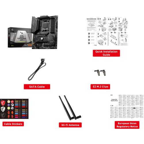 MSI MAG B650 TOMAHAWK WIFI AM5 ATX Motherboard B650TOMAHAWKWIFI 