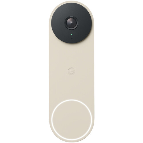 Google Nest Doorbell (Wired, Linen) GA03695-US B&H Photo Video