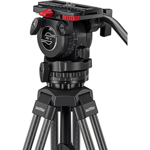 Sachtler System FSB 4 Sideload and 75/2 CF Tripod Legs with Ground Spreader  and Bag