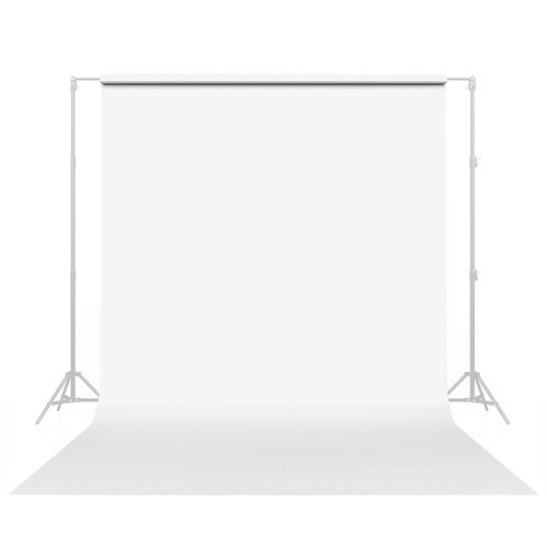 Savage 9 x 36' Background Paper #66 Pure White, #20 2-Pack Solid Colors, Size 107x36', SA PK12-6620