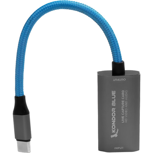 Kondor Blue USB-C to USB-A 3.0 Adapter KB-USBCA-A B&H Photo Video