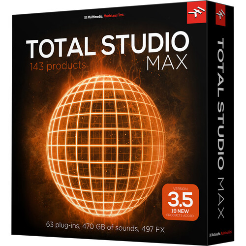 IK Multimedia Total Total Studio 3.5 MAX | legaleagle.co.nz