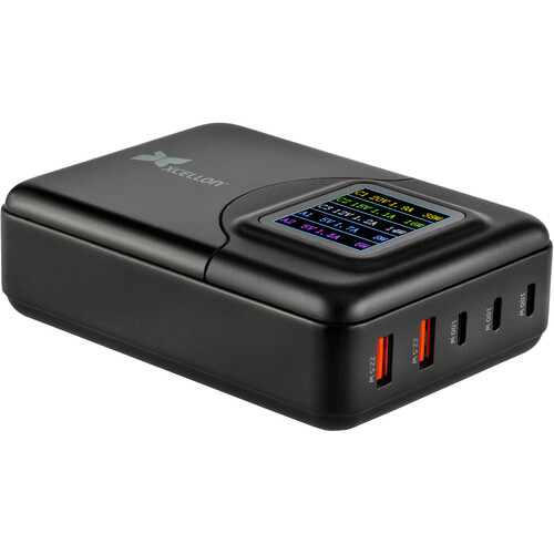 Xcellon PDG-5200L 5-Port 200W GaN USB Charger with LED PDG-5200L