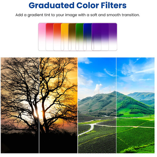 gradient lens filter