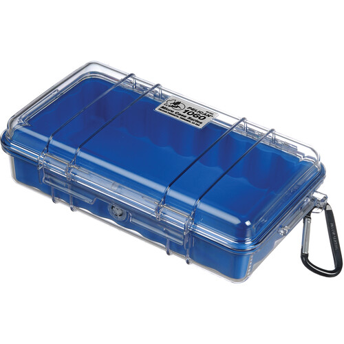 Pelican 1060 Clear Micro Case (Blue)