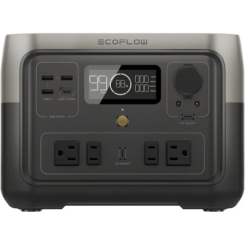 EcoFlow RIVER 2 Max Portable Power Station 500W 512Wh ZMR610-B-US – Power  and Portable