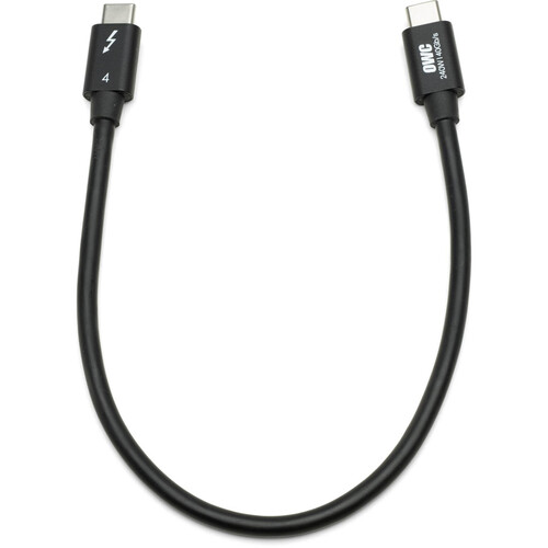 OWC Thunderbolt 4 USB Type-C Male Cable (11.8) OWCCBLTB4C0.3M