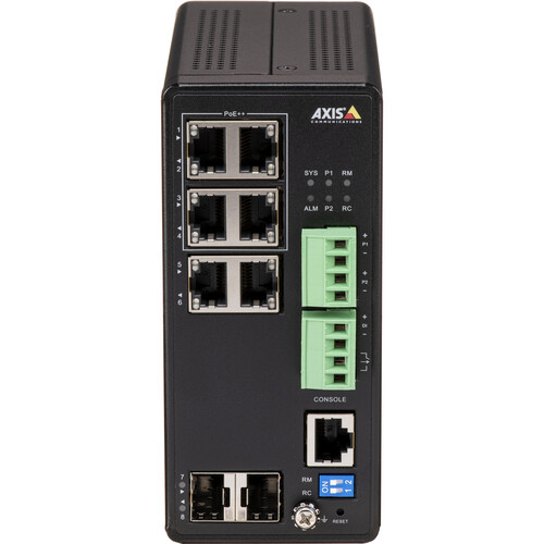 Axis Communications T8504-R 4-Port Managed Industrial 01633-001
