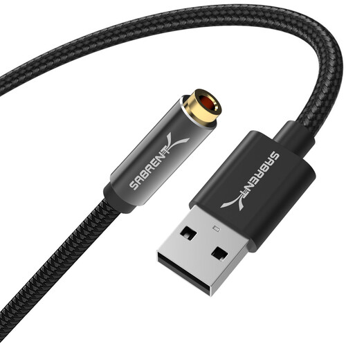 USB-A to 3.5mm Jack Audio Adapter