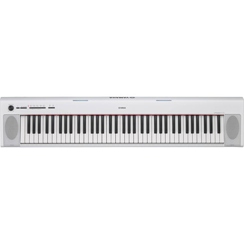 Yamaha NP-32 Piaggero Portable Piano-Style Keyboard with AC Adapter (White)