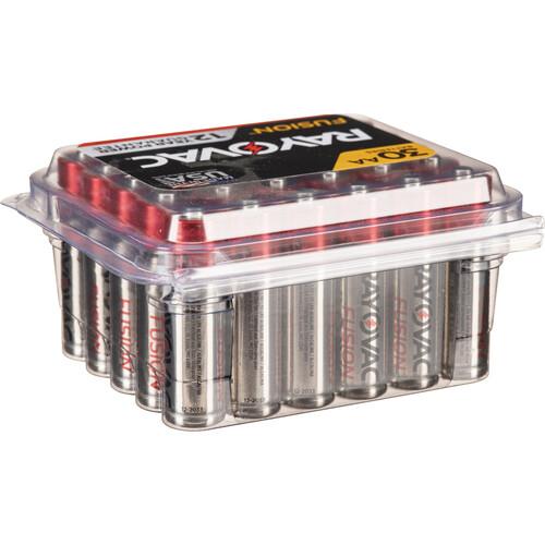 Rayovac Fusion Alkaline AA Batteries (30-Pack) in the AA Batteries