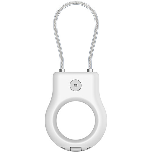 Belkin Secure Holder with Wire Cable for AirTag (White)