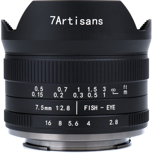 7artisans Photoelectric 7.5mm f/2.8 II Fisheye Lens A302B-II B&H