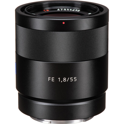 Sony Sonnar T* FE 55mm f/1.8 ZA Lens SEL55F18Z Bu0026H Photo Video