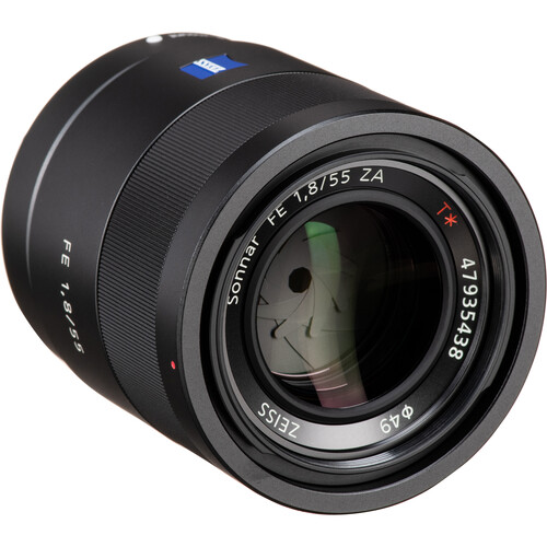 Sony Sonnar T* FE 55mm f/1.8 ZA Lens SEL55F18Z B&H Photo Video