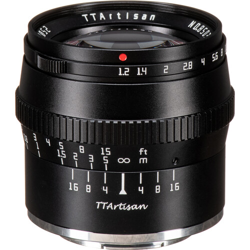 TTArtisan 50mm f/1.2 Lens for FUJIFILM X (Black)