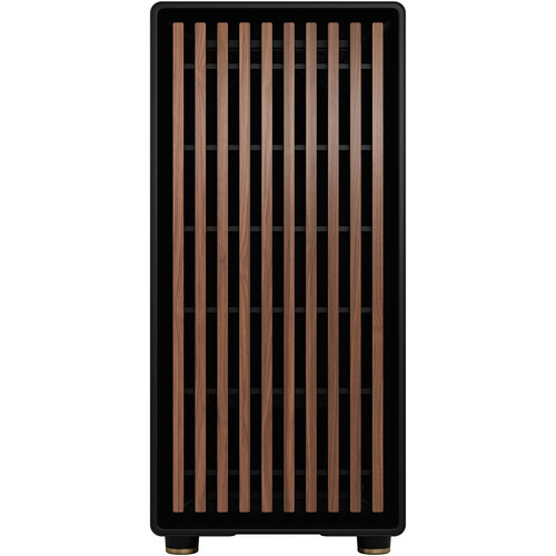 Fractal Design North ATX mATX Mid Tower PC Case - North Charcoal Black with  Walnut Front and Dark Tinted TG Side Panel