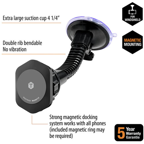 MagTough Magnetic Wireless Dash & Glass mount – ToughTested