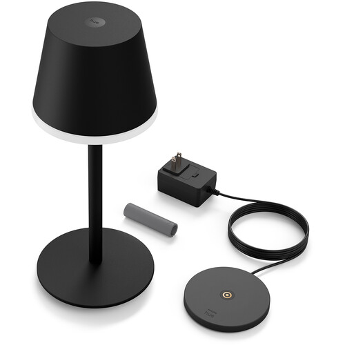 Hue 576454 Philips Go Black Portable Table Lamp