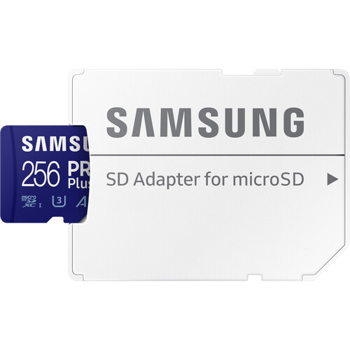 256GB PRO Plus microSDXC Card w/ Adapter