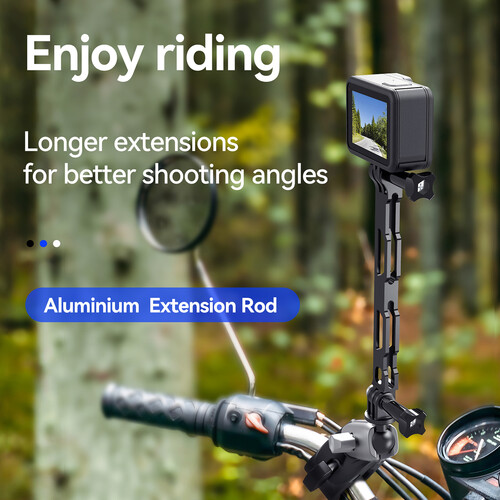 میله اکستنشن فلزی تلسین - مخصوص گوپرو و اینستا360 TELESIN Aluminum Alloy Extension Rod