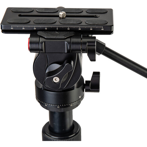 Fotopro MH-6A Metal Fluid Video Head (Black)