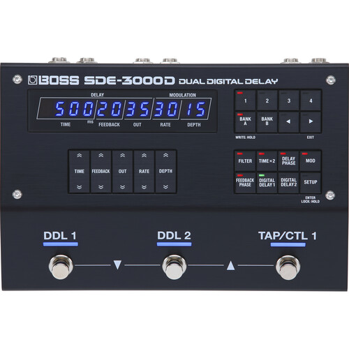 BOSS SDE-3000D Dual Digital Delay Effect Pedal SDE-3000D B&H