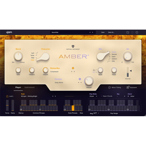 Ujam Virtual Guitarist AMBER 2 Virtual Instrument Plug-In