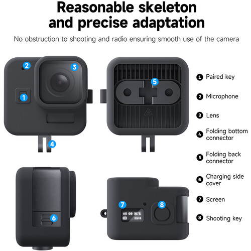 TELESIN Silicone Case for Gopro11 Mini