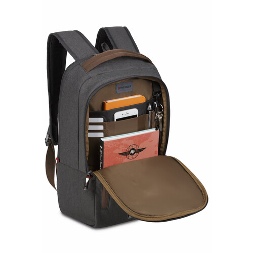 Wenger City Upgrade Backpack & Cross-Body Combo (Gray/Brown)