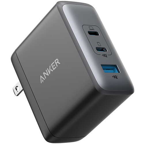  Anker 100W USB C Charger Block(GaN II), 3 Port Fast