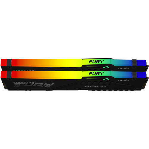 MEMOIRE DDR5 32Go/Kingston Fury Beast RGB/2*16Go/6000MHz/XMP/EXPO à 159.9€  - Generation Net