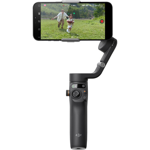 DJI OM 5-Handheld 3-Axis Smartphone Gimbal Stabilizer with Grip Tripod,  Built-in Extension Rod, Shot Guide for Vlogging, , Live Video, Phone