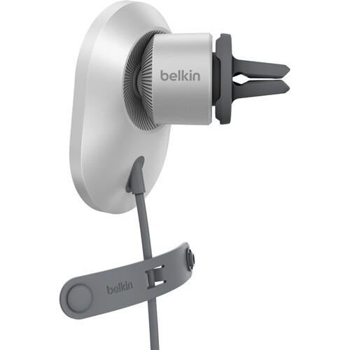 Belkin BoostCharge Pro Wireless MagSafe Car Vent WIC008BTGR B&H