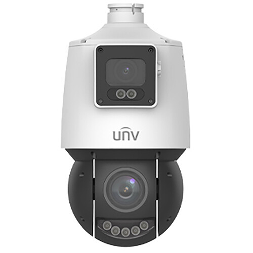 Uniview IPC94144SFW-X25-F40C LightHunter 4MP+4MP Outdoor Dual-Lens PTZ Network Dome Camera with Night Vision thumbnail 3