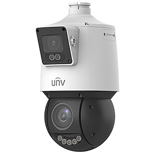 Uniview IPC94144SFW-X25-F40C LightHunter 4MP+4MP Outdoor Dual-Lens PTZ Network Dome Camera with Night Vision