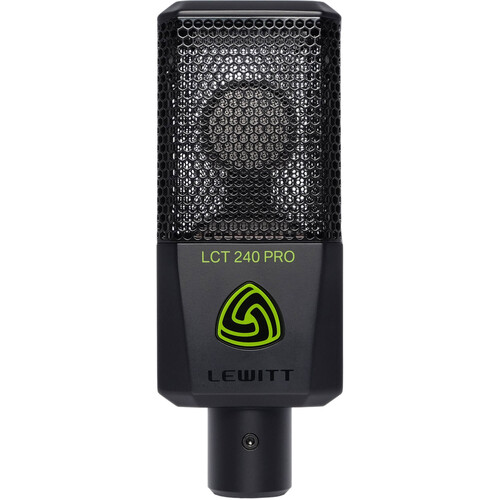 Lewitt LCT-240 Pro Value Pack Cardioid Condenser Microphone with Shockmount  (Black)